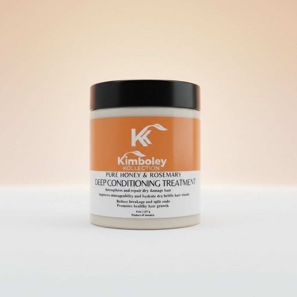Honey and Rosemary Deep Conditioner Treatment for Dry or Damaged Hair