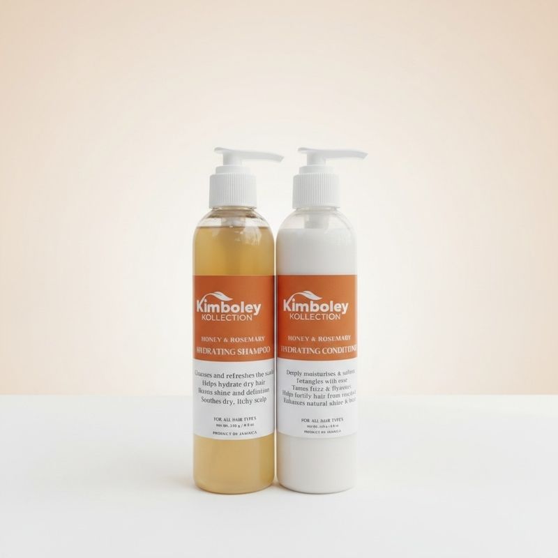 Honey and Rosemary Hydrating Shampoo and Conditioner Set
