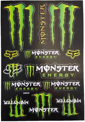 Monster (Non-Reflective) Decal Sheets 8.5&quot; x 11&quot;