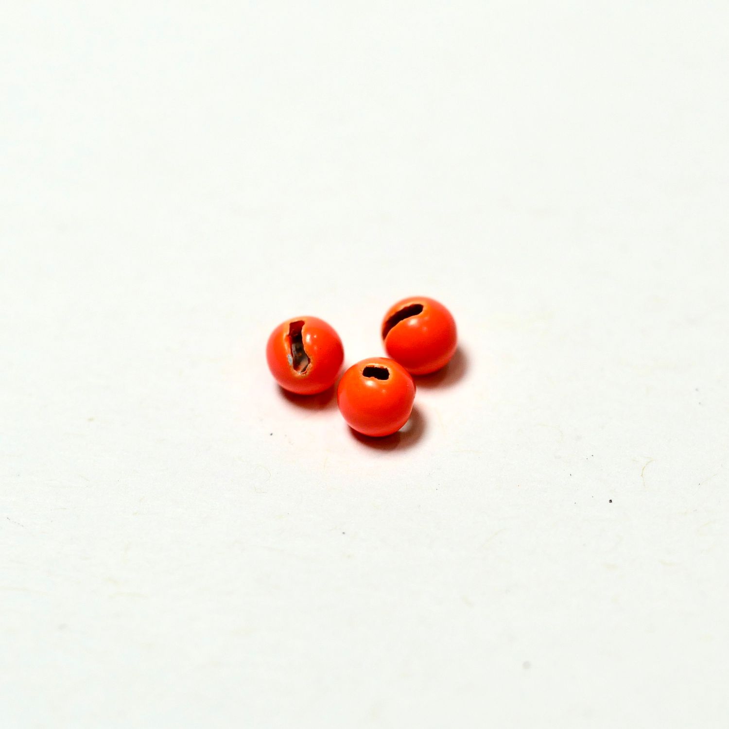 Finatec Competition Series Slotted Tungsten Bead - Fluro Orange