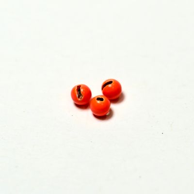 Finatec Competition Series Slotted Tungsten Bead - Fluro Orange