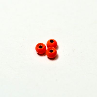 Finatec Counter Sunk Series  Tungsten Bead - Fluro Orange