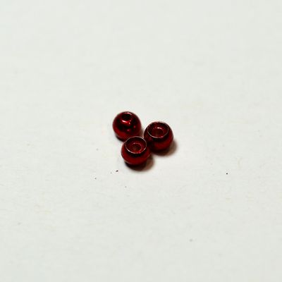 Finatec Counter Sunk Series  Tungsten Bead - Metallic Red