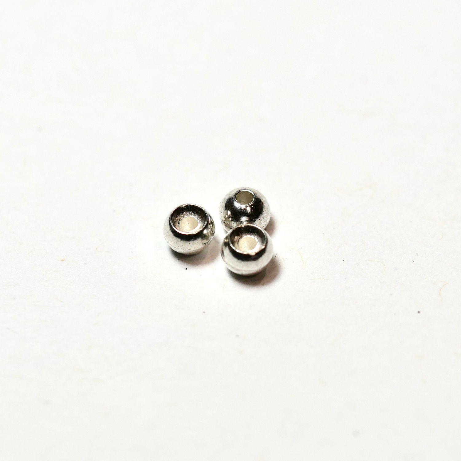 Finatec Counter Sunk Series  Tungsten Bead - Silver