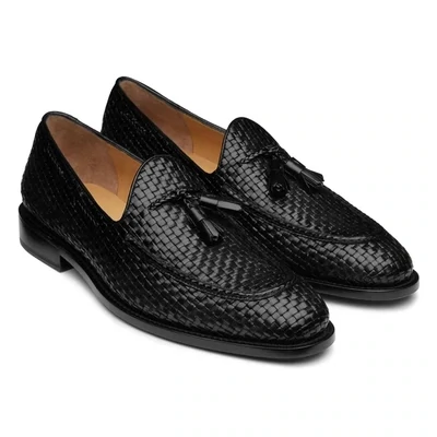 Black Goodyear Welt Loafers