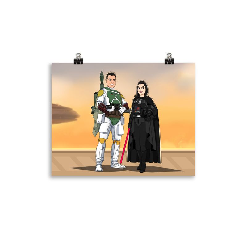 Space Custom Portrait, Poster, Size: 11×14