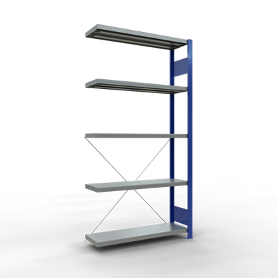 Fachbodenregal  Anbauregal, Fachbodenlast 330 kg, einseitig nutzbar