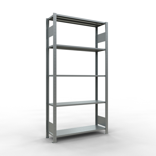 Fachbodenregal  Grundregal, Fachbodenlast 85 kg, beidseitig nutzbar