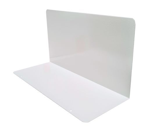 Buchstütze für Fachböden, Höhe_mm: 200, Tiefe_mm: 300, Farbe: RAL 7035 lichtgrau