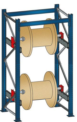 Kabeltrommel-Grundregal - BlockRoll System
