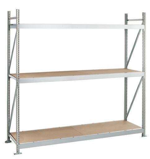 Weitspannregal WS 3000 ML50 mit Spanplatten, Grundregal