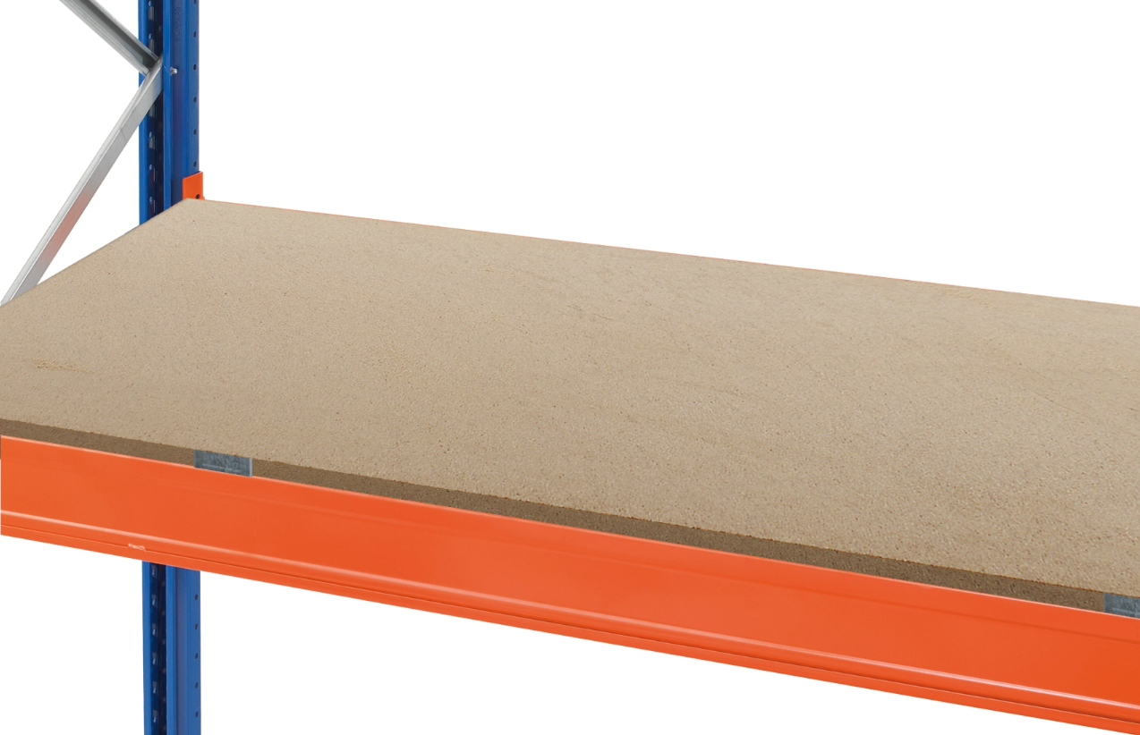 Spanplatten-Ebene - aufgelegt, für Regaltiefe 800 mm