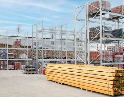 Feuerverzinkte Palettenregale