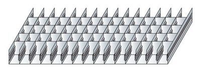 Schlitzwannen-Set 3 für Schubladenblöcke Höhe 100 mm