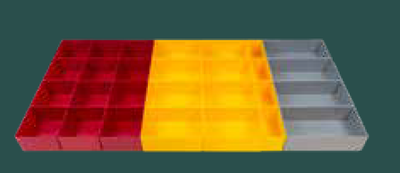 Einsatzkästen-Set 1, für Regalschublade S2