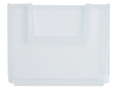 Trennwand  für Regalkästen 93 mm, transparent