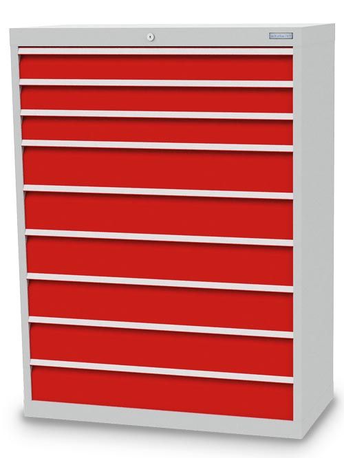 Schubladenschrank, 980 x 500 x 1319 mm (BxTxH), R 36-16, Schubladenanzahl: 9 Schubladenschrank, 980 x 500 x 1319 mm (BxTxH), R 36-16, Schubladenanzahl: 9