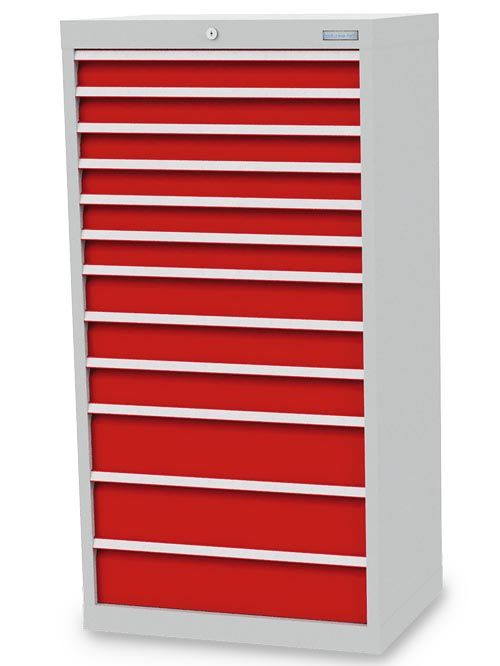 Schubladenschrank, 680 x 500 x 1319 mm (BxTxH), R 24-16, Schubladenanzahl: 12 Schubladenschrank, 680 x 500 x 1319 mm (BxTxH), R 24-16, Schubladenanzahl: 12