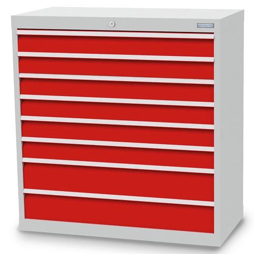 Schubladenschrank, 980 x 500 x 1019 mm (BxTxH), R 36-16, Schubladenanzahl: 8 Schubladenschrank, 980 x 500 x 1019 mm (BxTxH), R 36-16, Schubladenanzahl: 8
