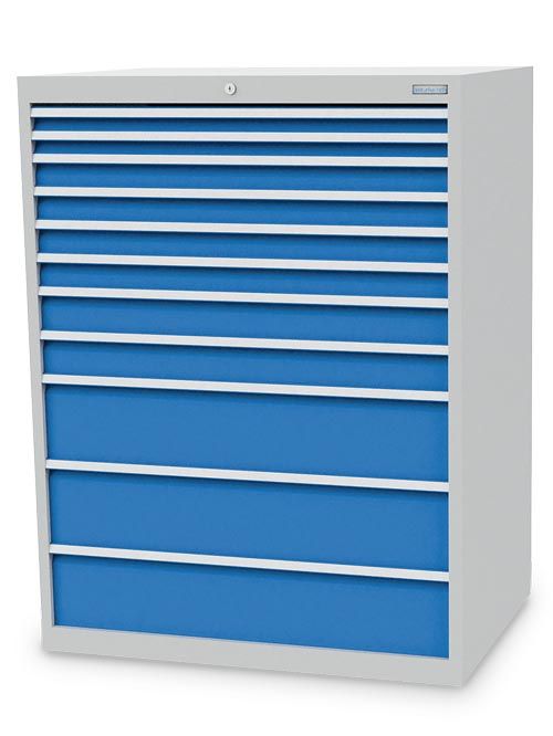 Schubladenschrank, 1005 x 736 x 1319 mm (BxTxH), R 36-24, Schubladenanzahl: 11 Schubladenschrank, 1005 x 736 x 1319 mm (BxTxH), R 36-24, Schubladenanzahl: 11
