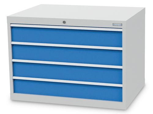Schubladenschrank, 1005 x 736 x 719 mm (BxTxH), R 36-24, Schubladenanzahl: 4 Schubladenschrank, 1005 x 736 x 719 mm (BxTxH), R 36-24, Schubladenanzahl: 4