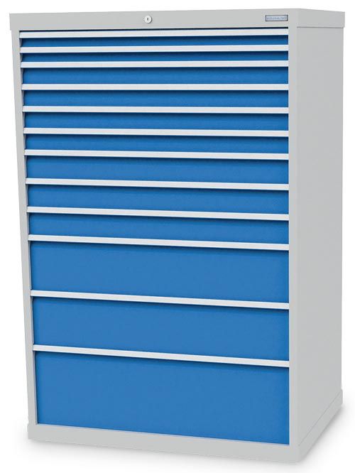 Schubladenschrank, 1005 x 736 x 1519 mm (BxTxH), R 36-24, Schubladenanzahl: 12 Schubladenschrank, 1005 x 736 x 1519 mm (BxTxH), R 36-24, Schubladenanzahl: 12