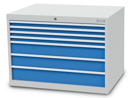 Schubladenschrank, 1005 x 736 x 719 mm (BxTxH), R 36-24, Schubladenanzahl: 7 Schubladenschrank, 1005 x 736 x 719 mm (BxTxH), R 36-24, Schubladenanzahl: 7