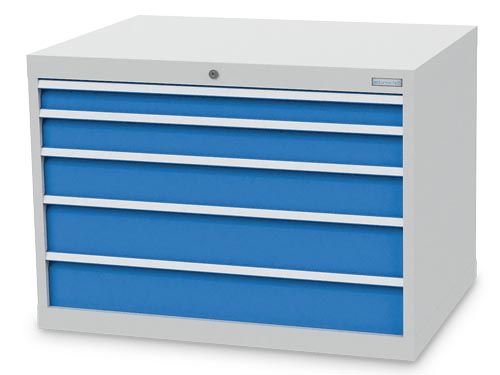 Schubladenschrank, 1005 x 736 x 719 mm (BxTxH), R 36-24, Schubladenanzahl: 5 Schubladenschrank, 1005 x 736 x 719 mm (BxTxH), R 36-24, Schubladenanzahl: 5