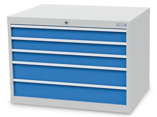 Schubladenschrank, 1005 x 736 x 719 mm (BxTxH), R 36-24, Schubladenanzahl: 5 Schubladenschrank, 1005 x 736 x 719 mm (BxTxH), R 36-24, Schubladenanzahl: 5