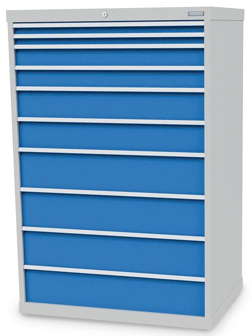 Schubladenschrank, 1005 x 736 x 1519 mm (BxTxH), R 36-24, Schubladenanzahl: 10 Schubladenschrank, 1005 x 736 x 1519 mm (BxTxH), R 36-24, Schubladenanzahl: 10