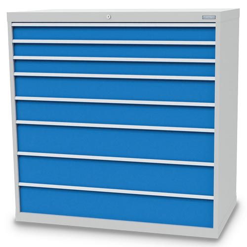 Schubladenschrank, 1305 x 736 x 1319 mm (BxTxH), R 48-24, Schubladenanzahl: 8