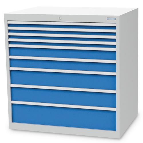 Schubladenschrank, 1005 x 736 x 1019 mm (BxTxH), R 36-24, Schubladenanzahl: 9 Schubladenschrank, 1005 x 736 x 1019 mm (BxTxH), R 36-24, Schubladenanzahl: 9