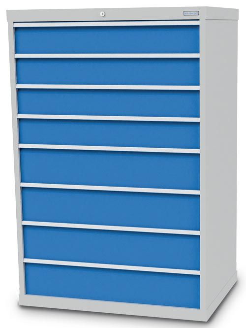 Schubladenschrank, 1005 x 736 x 1519 mm (BxTxH), R 36-24, Schubladenanzahl: 8 Schubladenschrank, 1005 x 736 x 1519 mm (BxTxH), R 36-24, Schubladenanzahl: 8