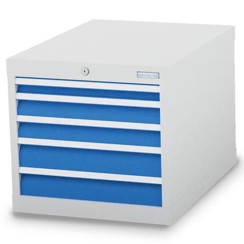 Schubladenschrank,555 x 736 x 519 mm (BxTxH), R 18-24, Schubladenanzahl: 5
