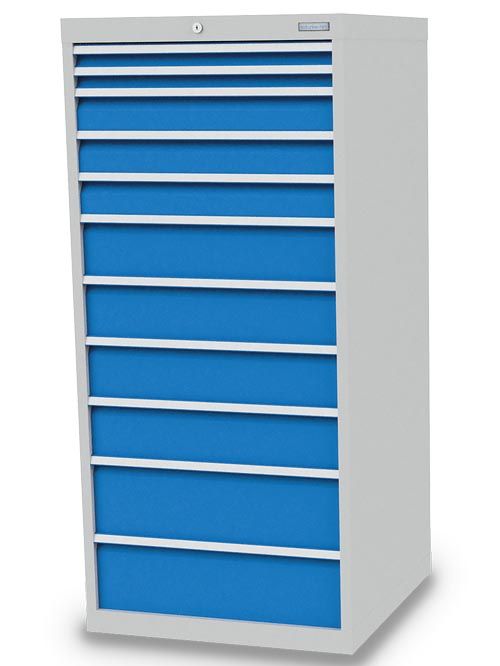 Schubladenschrank, 705 x 736 x 1519 mm (BxTxH), R 24-24, Schubladenanzahl: 11