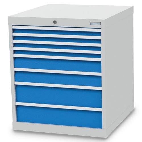 Schubladenschrank, 705 x 736 x 819 mm (BxTxH), R 24-24, Schubladenanzahl: 8
