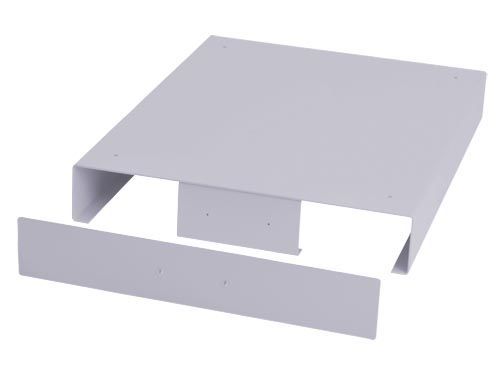 Hubwagensockel für Schubladenschränke mit Abdeckblech vorne und hinten, R 36-24, Breite 1005 mm