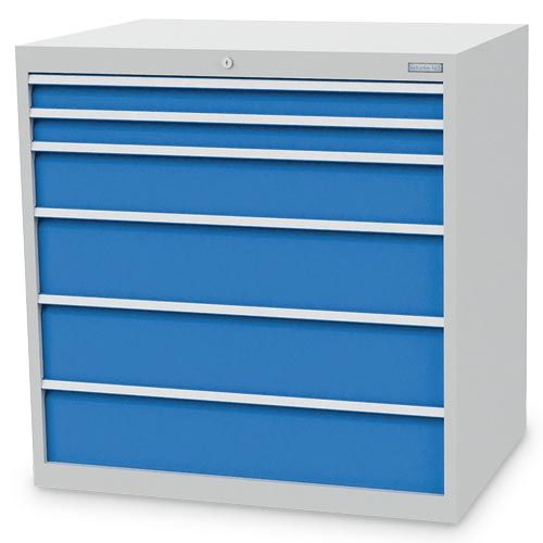 Schubladenschrank, 1005 x 736 x 1019 mm (BxTxH), R 36-24, Schubladenanzahl: 6