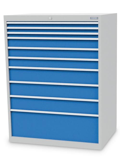 Schubladenschrank, 1005 x 736 x 1319 mm (BxTxH), R 36-24, Schubladenanzahl: 10 Schubladenschrank, 1005 x 736 x 1319 mm (BxTxH), R 36-24, Schubladenanzahl: 10