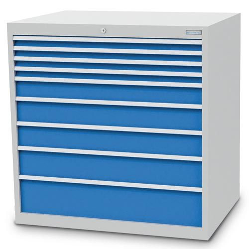 Schubladenschrank, 1005 x 736 x 1019 mm (BxTxH), R 36-24, Schubladenanzahl: 9 Schubladenschrank, 1005 x 736 x 1019 mm (BxTxH), R 36-24, Schubladenanzahl: 9