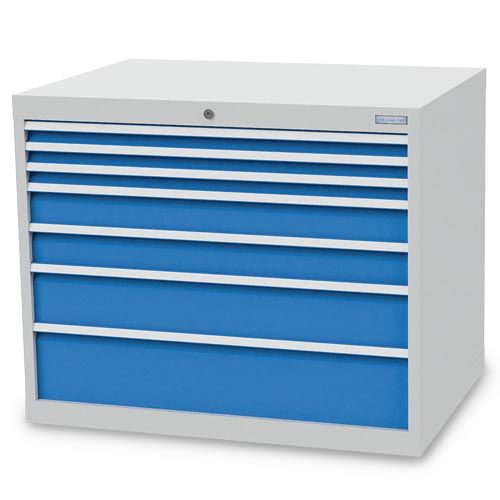 Schubladenschrank, 1005 x 736 x 819 mm (BxTxH), R 36-24, Schubladenanzahl: 7 Schubladenschrank, 1005 x 736 x 819 mm (BxTxH), R 36-24, Schubladenanzahl: 7