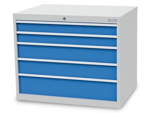 Schubladenschrank, 1005 x 736 x 819 mm (BxTxH), R 36-24, Schubladenanzahl: 5 Schubladenschrank, 1005 x 736 x 819 mm (BxTxH), R 36-24, Schubladenanzahl: 5