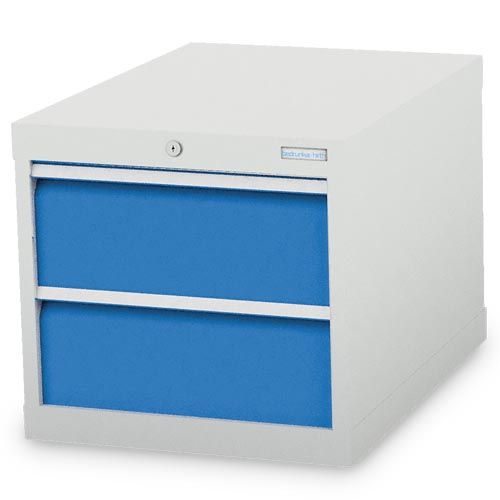 Schubladenschrank, 555 x 736 x 519 mm (BxTxH), R 18-24, Schubladenanzahl: 2