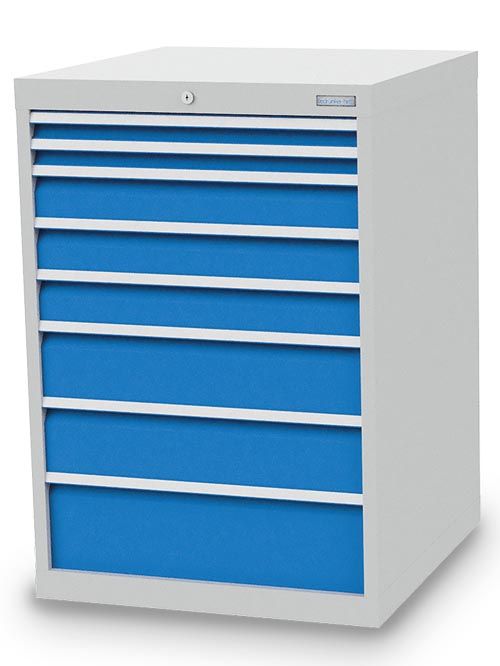 Schubladenschrank, 705 x 736 x 1019 mm (BxTxH), R 24-24, Schubladenanzahl: 8