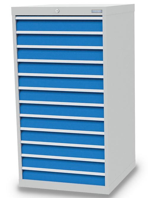 Schubladenschrank, 705 x 736 x 1319 mm (BxTxH), R 24-24, Schubladenanzahl: 12