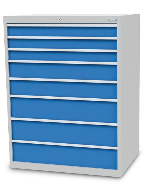 Schubladenschrank, 1005 x 736 x 1319 mm (BxTxH), R 36-24, Schubladenanzahl: 8 Schubladenschrank, 1005 x 736 x 1319 mm (BxTxH), R 36-24, Schubladenanzahl: 8