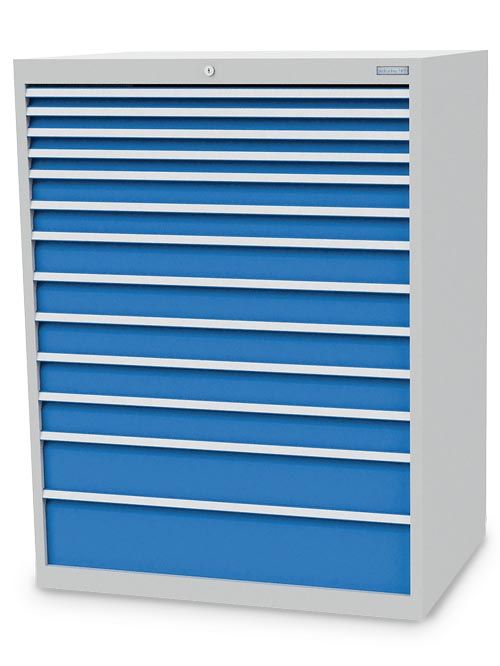 Schubladenschrank, 1005 x 736 x 1319 mm (BxTxH), R 36-24, Schubladenanzahl: 13 Schubladenschrank, 1005 x 736 x 1319 mm (BxTxH), R 36-24, Schubladenanzahl: 13