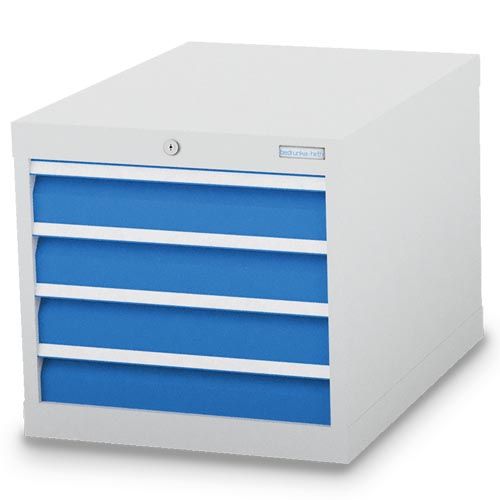 Schubladenschrank, 555 x 736 x 519 mm (BxTxH), R 18-24, Schubladenanzahl: 4