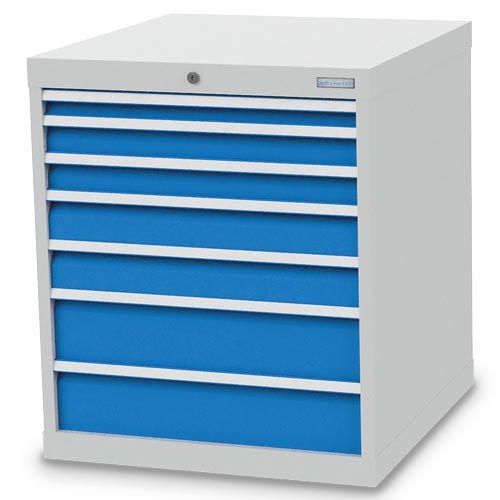 Schubladenschrank, 705 x 736 x 819 mm (BxTxH), R 24-24, Schubladenanzahl: 7