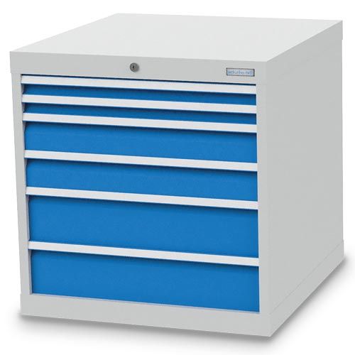 Schubladenschrank, 705 x 736 x 719 mm (BxTxH), R 24-24, Schubladenanzahl: 6